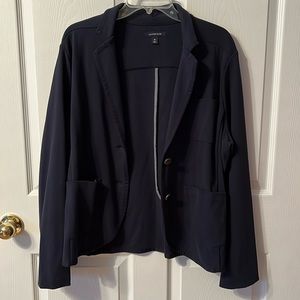 Deep Navy Women’s 2 button blazer with pockets